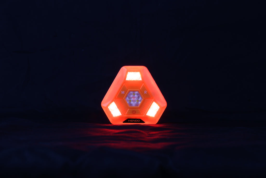 EL5111 Emergency Roadside Traffic Director Beacons – High-Visibility RED LED Strobe Light 3 Pack